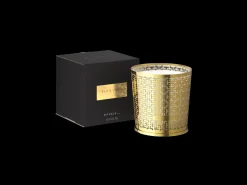 Large Black Oudh Scented Candle With Metal Sleeve|Rituals Discount